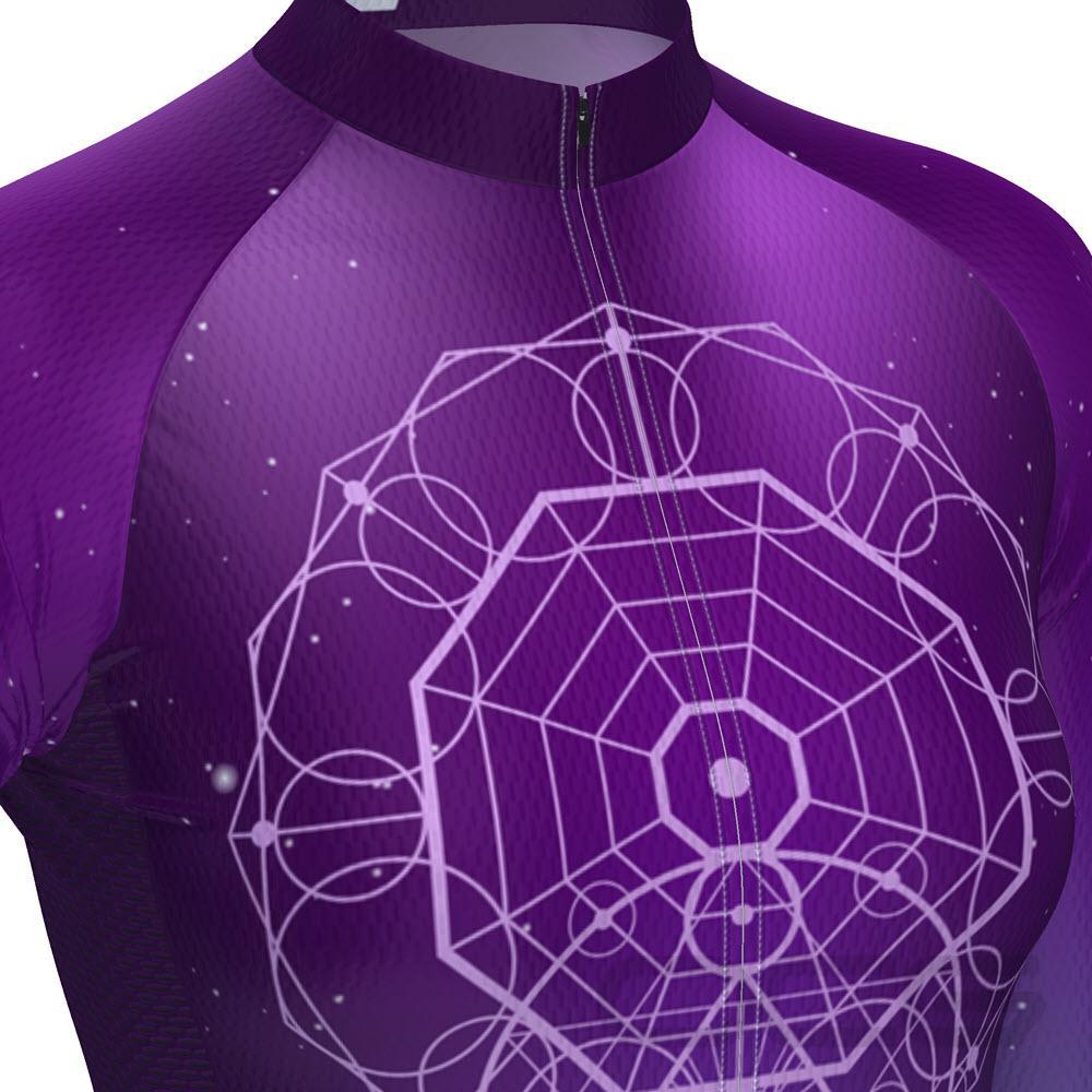 Women's Sacred Geometry Long Sleeve Cycling Jersey
