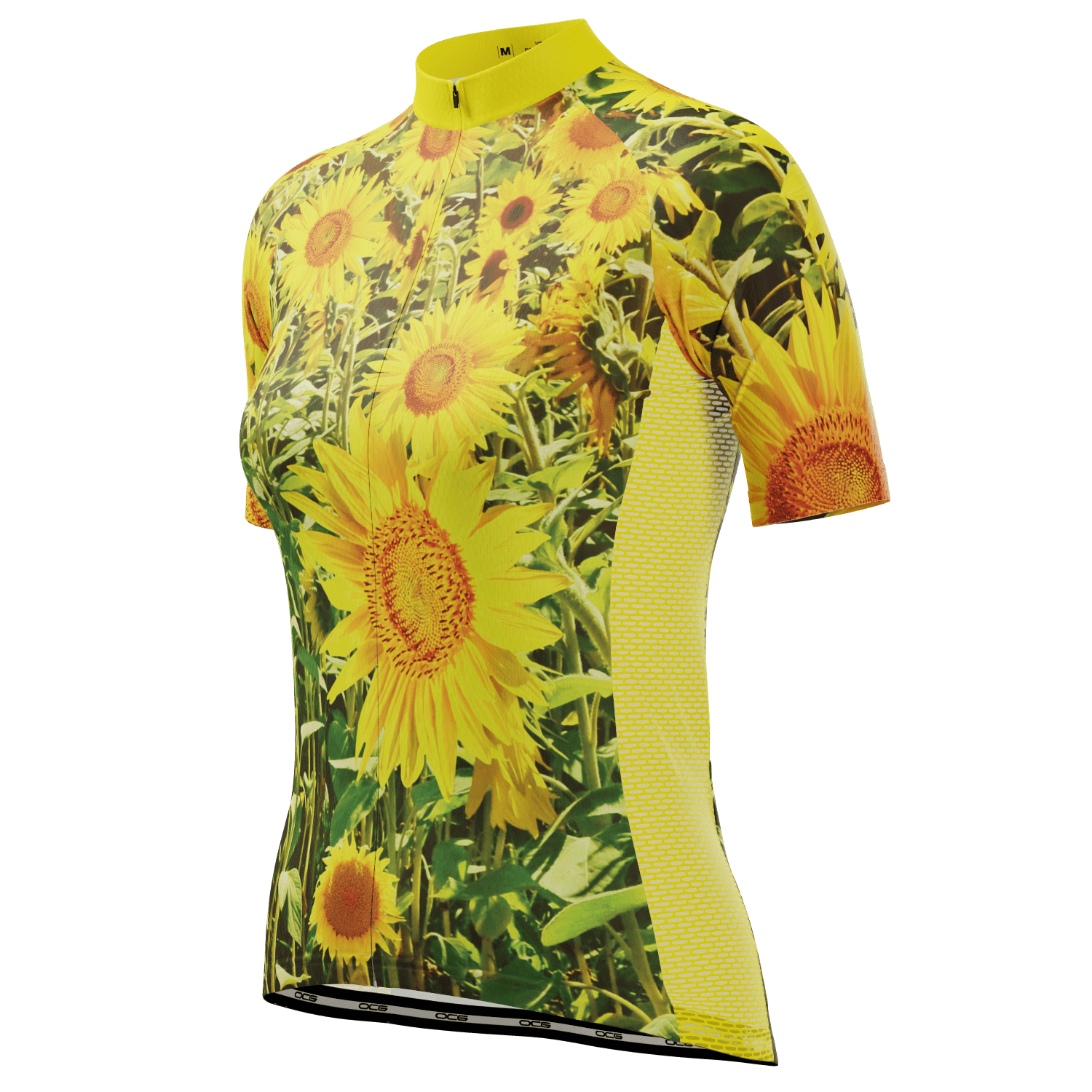 Women's Sunflowers Short Sleeve Cycling Jersey