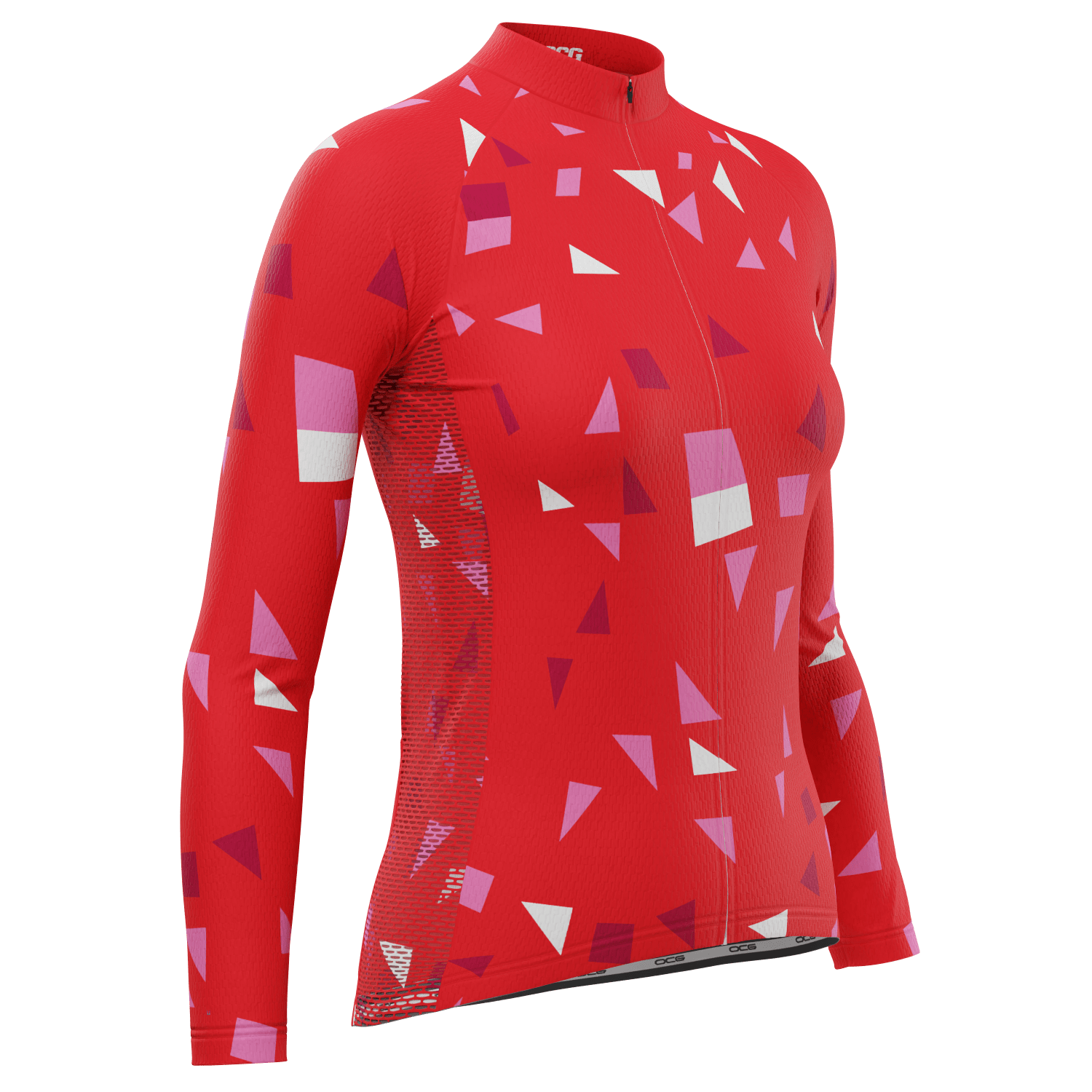 Women's Bold Confetti Long Sleeve Cycling Jersey