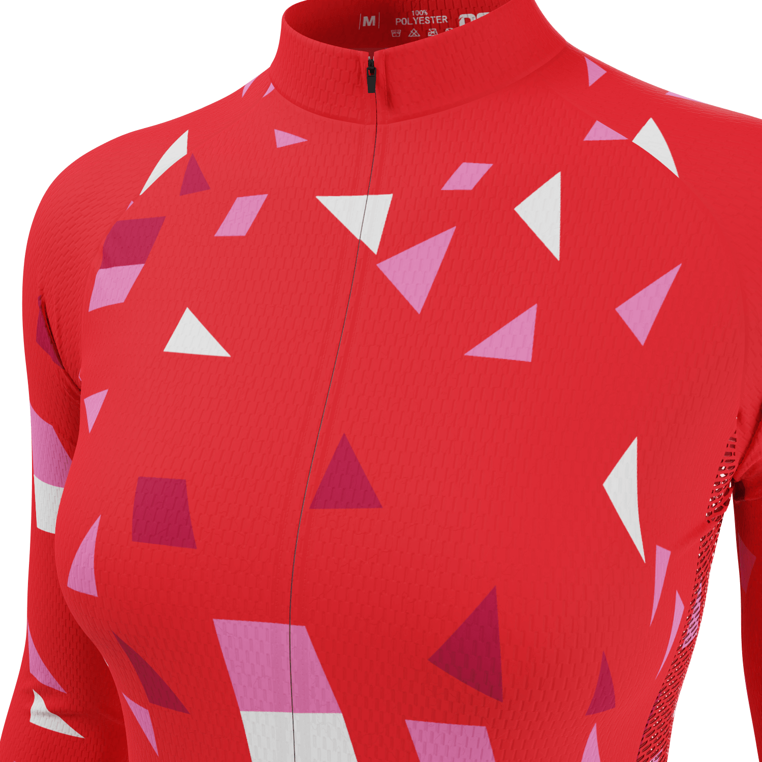 Women's Bold Confetti Long Sleeve Cycling Jersey