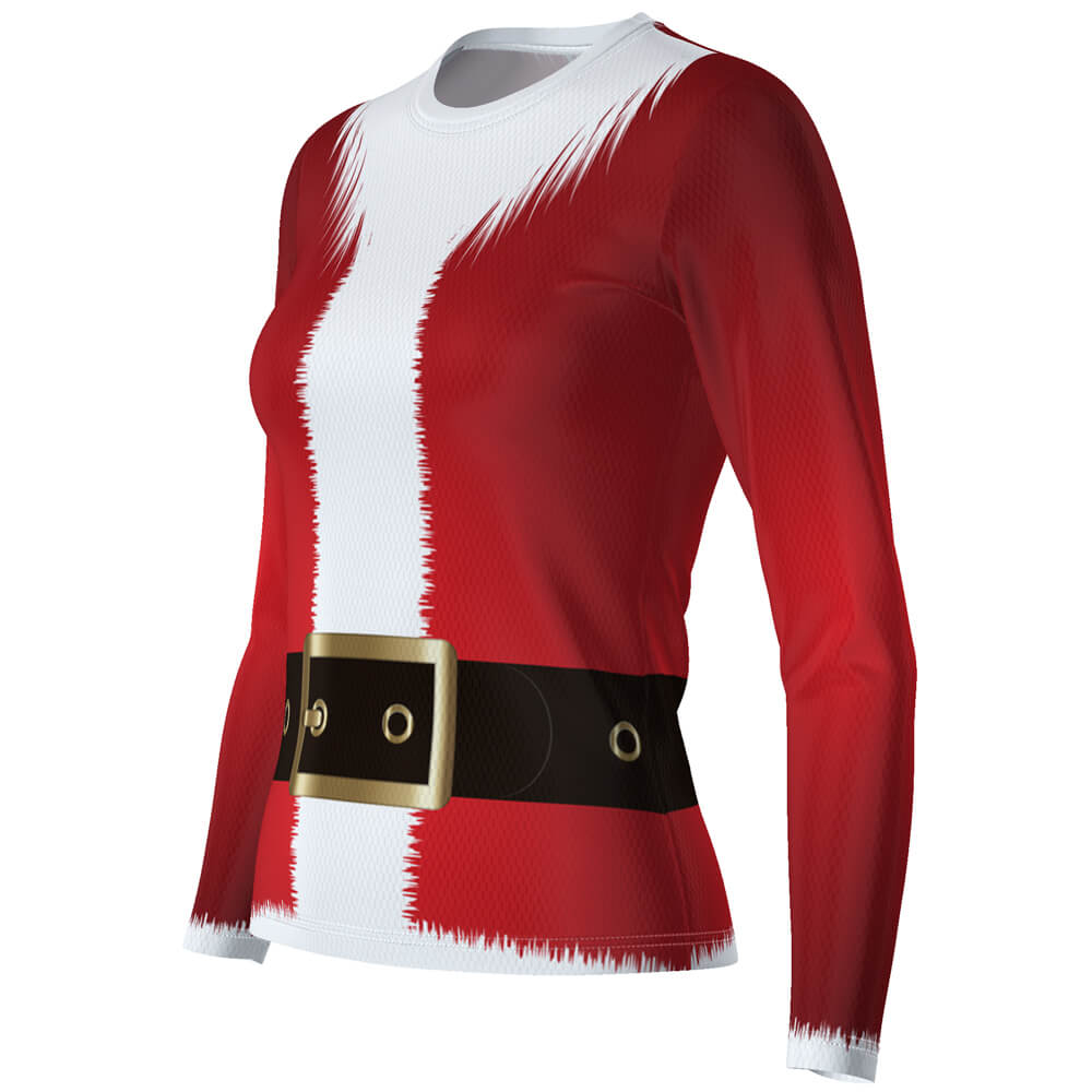 ORG Santa Women's Technical Long Sleeve Running Shirt