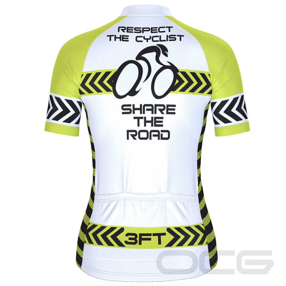 Women's Respect the Cyclist Short Sleeve Cycling Jersey