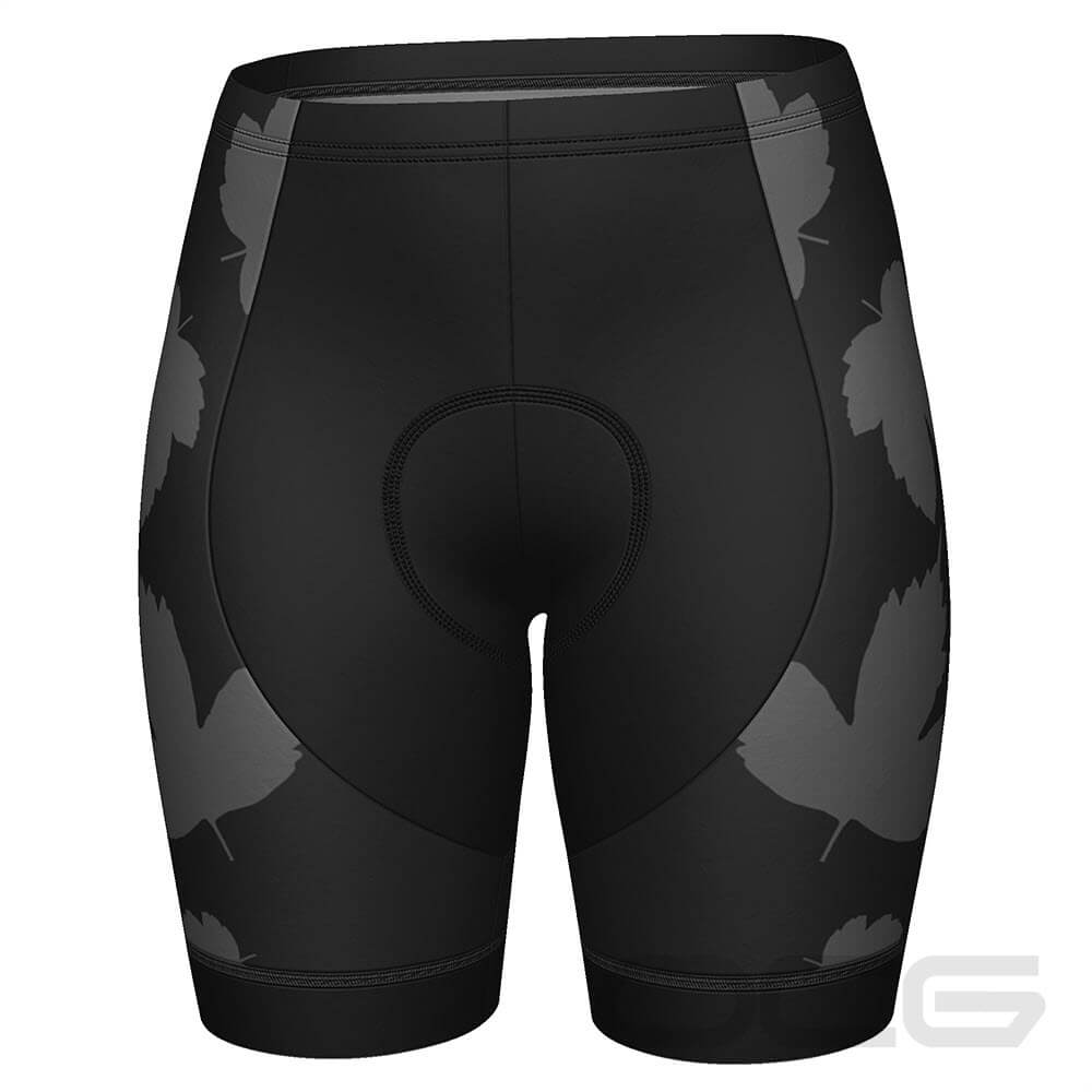 Women's Leaves Nature Pro-Band Cycling Shorts