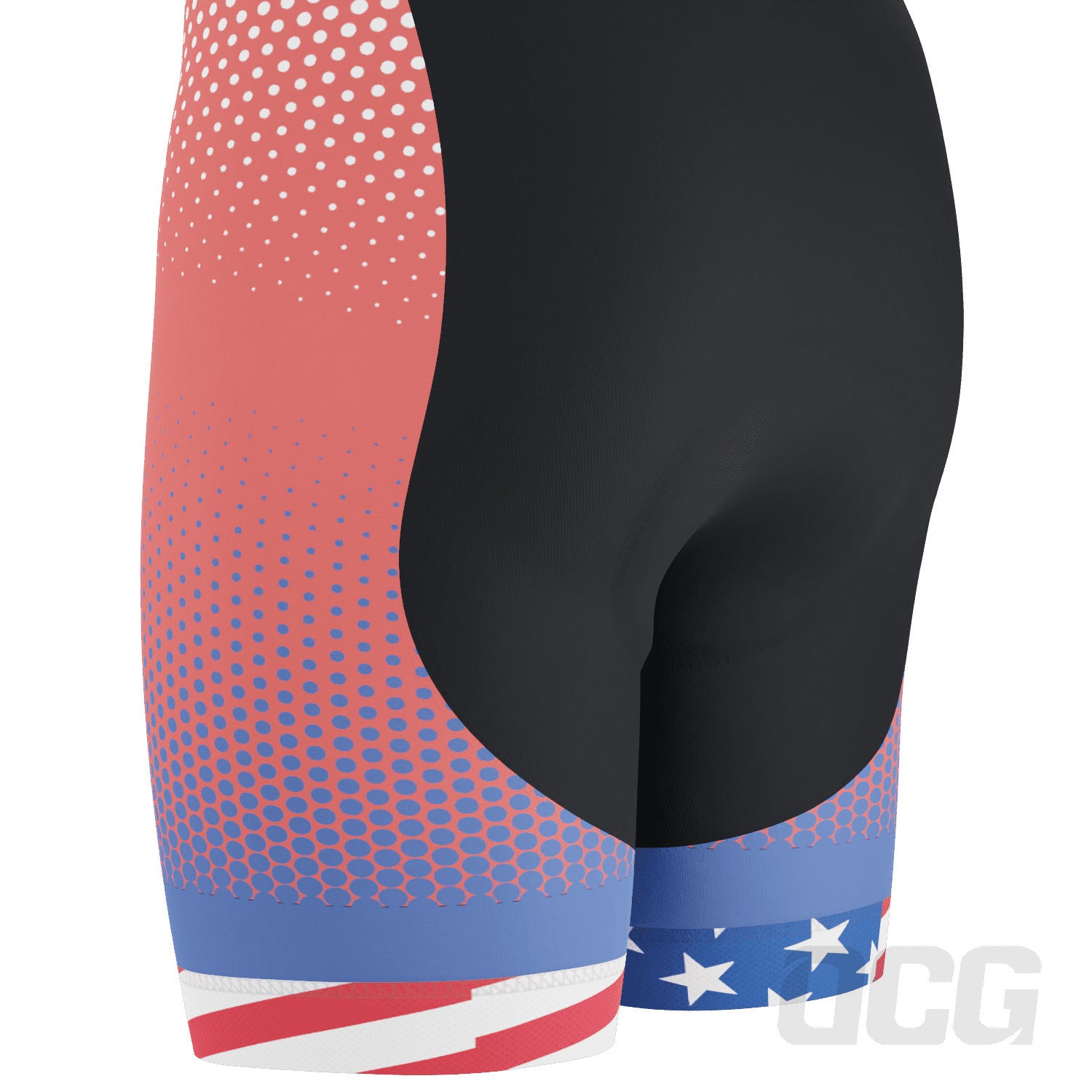 Men's World Countries Team USA Icon Gel Padded Cycling Bib